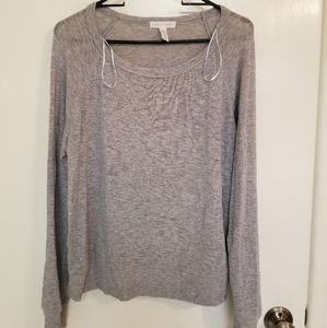 Gray long sleeve shirt
